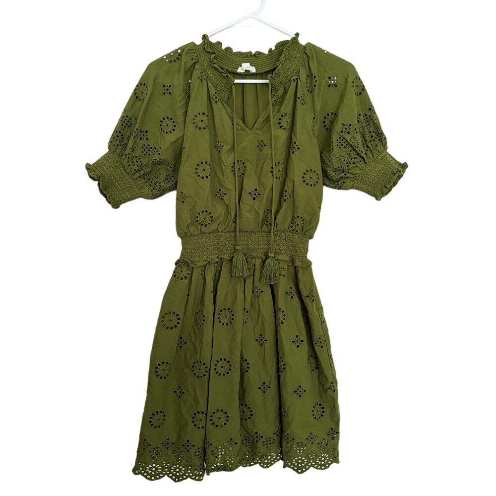 Roller Rabbit Astra Eyelet Fiorella Cotton Dress